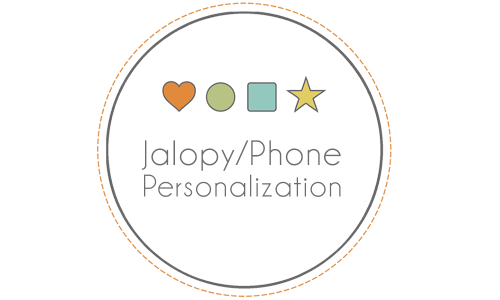 Personalization for Jalopy or Phone - Bannor Toys