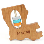 Louisiana State Wooden Baby Rattle™ - Bannor Toys