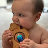 Michigan (Lower Peninsula) Wooden Baby Rattle™ - Bannor Toys