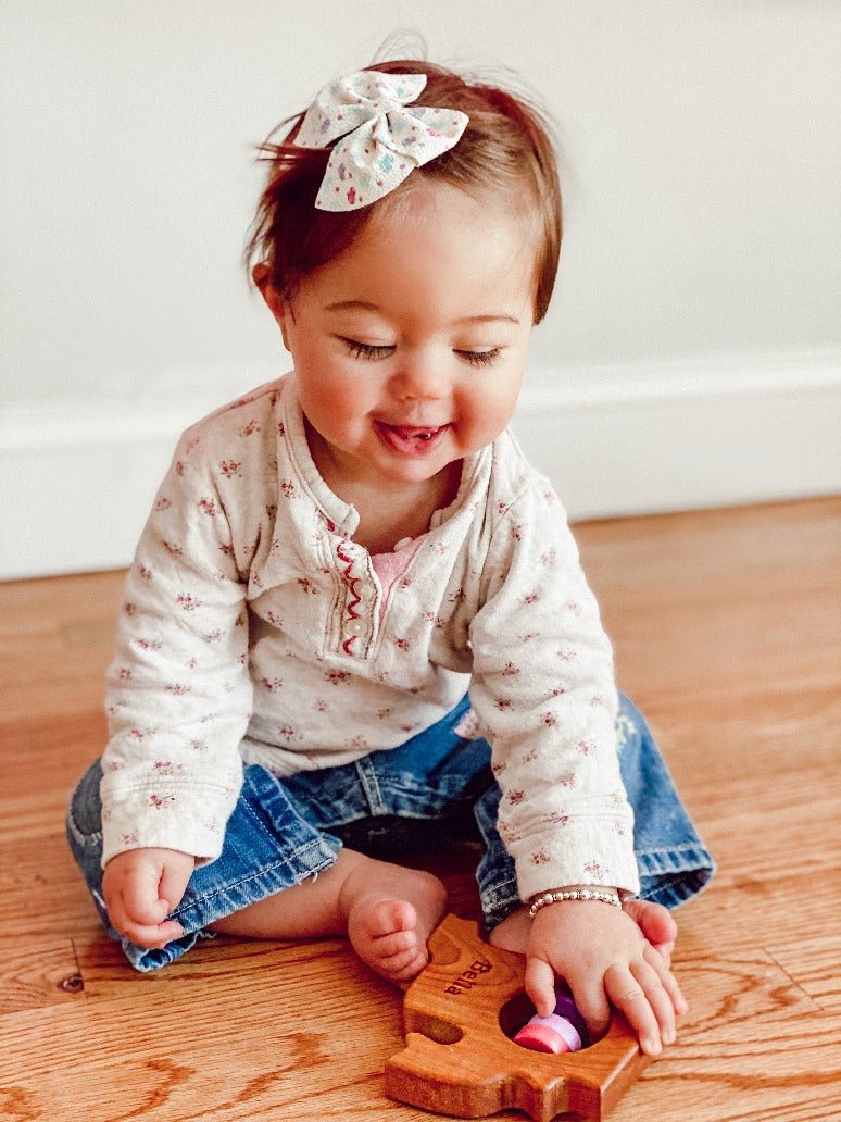 Rhode Island State Wooden Baby Rattle™ - Bannor Toys