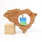 South Carolina State Wooden Baby Rattle™ - Bannor Toys