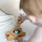 Texas State Wooden Baby Rattle™ - Bannor Toys
